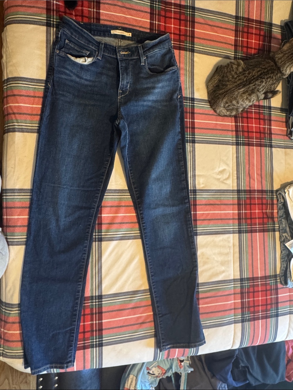 Levi's Dark Blue Skinny Stretch Jeans